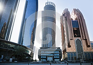 Skyscrapers in Abu Dhabi, UAE