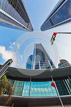 Skyscrapers in Abu Dhabi, UAE