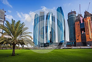 Skyscrapers in Abu Dhabi, UAE