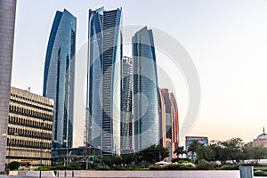 Skyscrapers in Abu Dhabi, United Arab Emirate