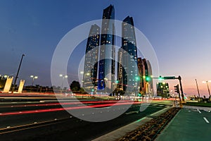 Skyscrapers in Abu Dhabi, United Arab Emirate