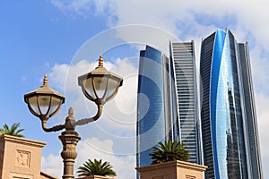 Skyscrapers in Abu Dhabi, United Arab Emirates