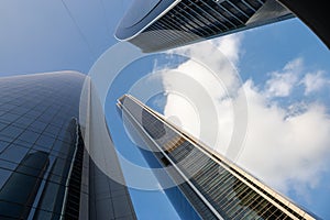 Skyscrapers buildings in Abu Dhabi, United Arab Emirates