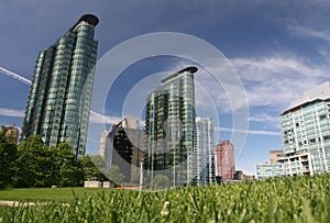 Skyscrapers in city