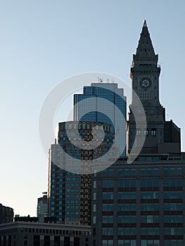 Skyscrapers downtown Boston