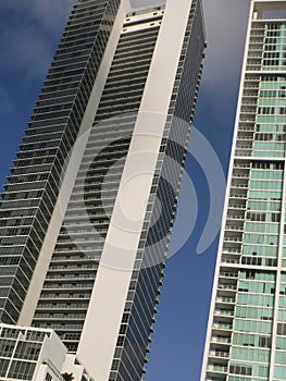 Skyscrapers dowtown miami photo