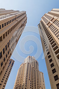 Skyscrapers in Dubai Marina, United Arab Emirat