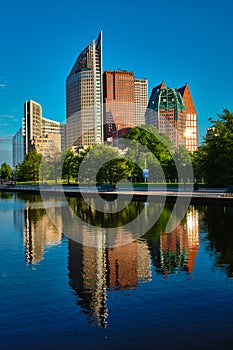 Skyscrapers in The Hague, Netherlands