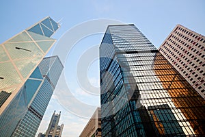 Skyscrapers in Hong Kong