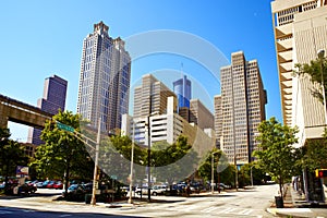 Skyscrapers in midtown. Atlanta, GA. photo