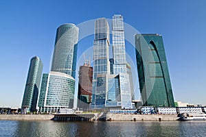 Skyscrapers of Moscow-city business center