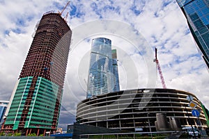 Skyscrapers of Moscow-city business centre