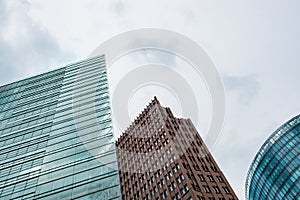 Skyscrapers , office buildings at Potsdamer Platz,Berlin