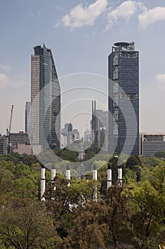 Skyscrapers in Reforma walk photo