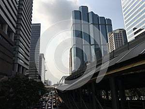 Skyscrapers at Sathon district