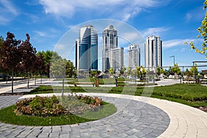 Skyscrapes of Grozny City, Chechnya