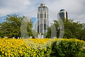 Skyscrapes of Grozny City, Chechnya