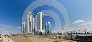 Skyscrapes of Grozny City, Chechnya, Russ