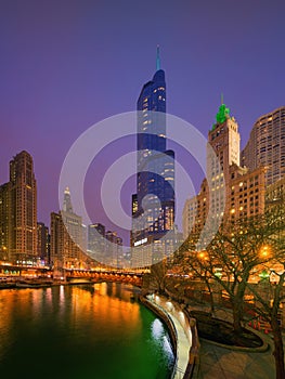 Skyscreapers in Chicago, Illinois, USA photo