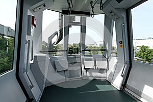 Skytrain cabin interior