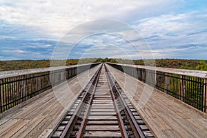 Skywalk At The Kinzua Bridge State Park photo