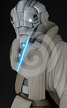 The Skywalker - Digitally painted color fine artwork