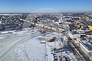 SkyWheel, Market square Kauppatori, sauna and pool, Helisnki, Finland