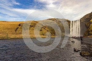SkÃ³gafoss waterfall in the south of Iceland