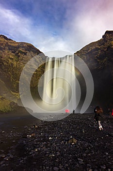 SkÃ³gafoss waterfall in the south of Iceland