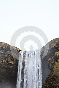 SkÃ³gafoss waterfall in southern Iceland