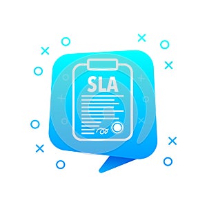 SLA - service level agreement document, Contract Form.