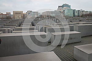 Slabs of the Memorial to Murdered Jews of Europe