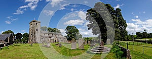 Slaidburn church panorama.