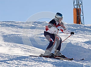 Slalom ski races