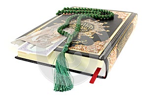 Slammed Quran with Pakistani currency