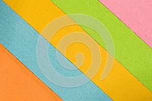 Slanted Multi-colored Stacks of Paper Background