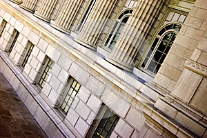 Slanted Pillars Missouri State Capital