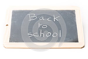 Slate board Back to school