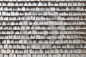 Slate covered wooden wall in Honfleur, France