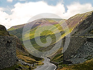 Slate Mine at Honister Pass, The Lake District Cumbria