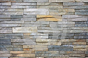 Slate Stone wall