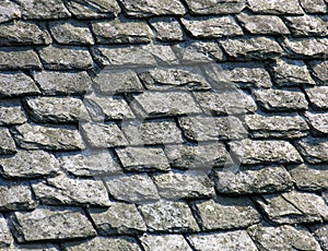 Slates on an old roof