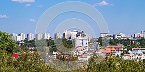 Slatina city panorama, in Romania