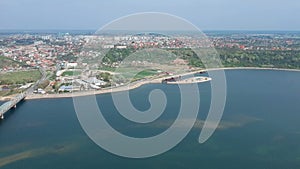 Slatina City , Romania, aerial footage