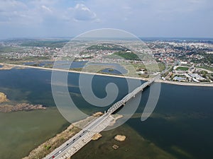 Slatina City , Romania, aerial view