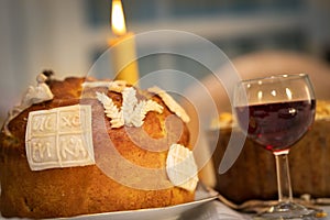 Slava cake decoration