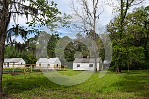 Slave Cabins at Historic Magnolia Plantation, Charleston, South Carolina