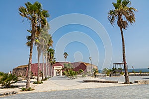 Slavery fortress on Goree island, Dakar, Senegal. West Africa