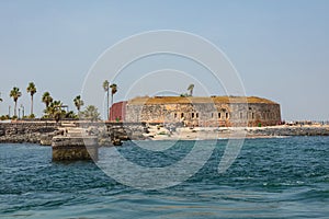 Slavery fortress on Goree island, Dakar, Senegal. West Africa