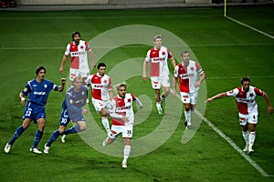 Slavia Prague vs. Brno football match